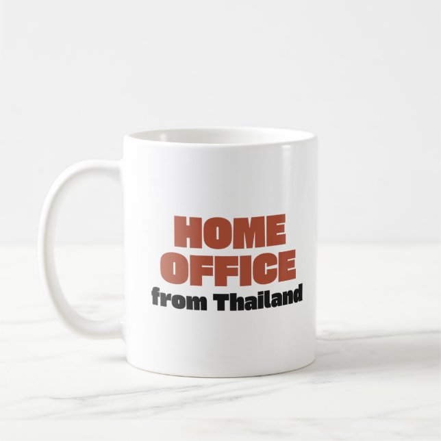 Caneca De Café Escritório em casa a partir da Tailândia (Esquerda)