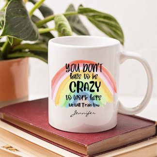 Caneca De Café Escritório Engraçado Local de Trabalho Personaliza