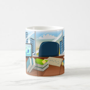 Caneca De Café Escritório incorporado dos banqueiros