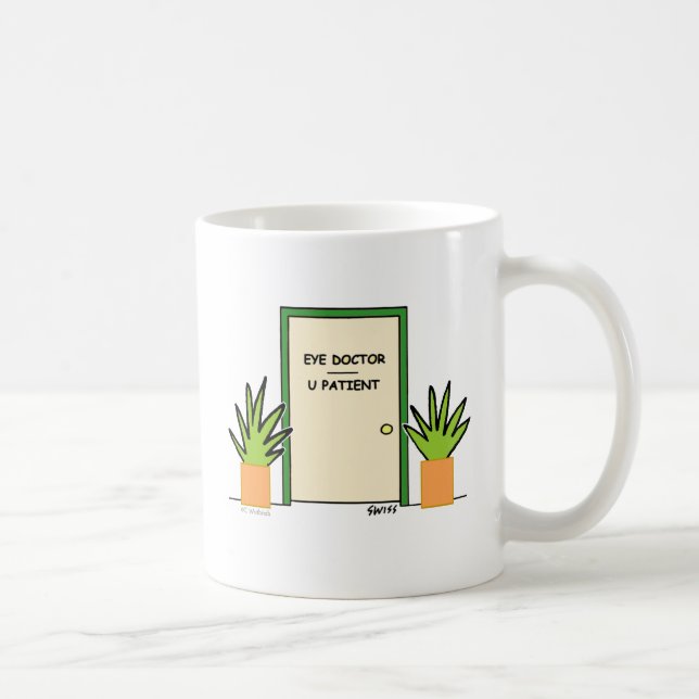 Caneca De Café Escritório Óptico Engraçado Novelty Coffee Mug (Direita)