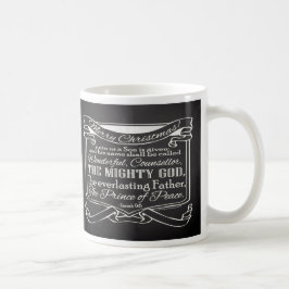 Caneca De Café Escritura de Quadro Cristão de Natal