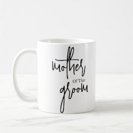 Caneca De Café Escritura Mãe negra do noivo Café