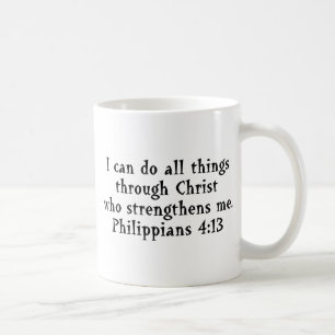Caneca De Café escritura Phil 4:13