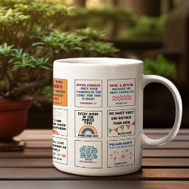 Caneca De Café Escrituras bonitas, bíblia verso da memória das cr