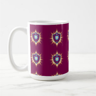 Caneca De Café Escudo de Fantasia Épica com Explosão de Energia R