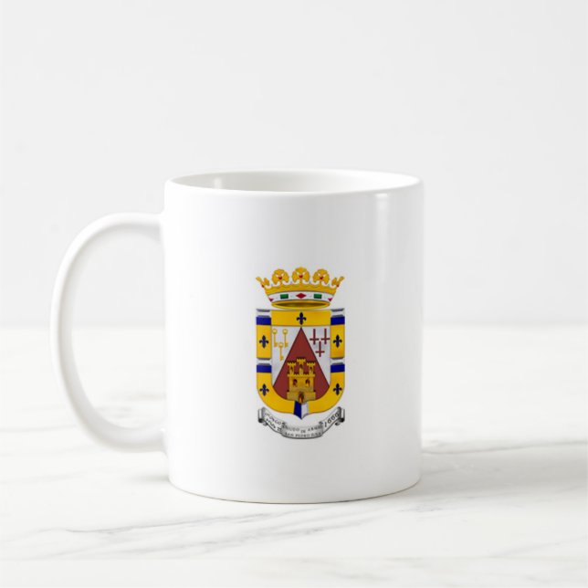 Caneca De Café Escudo de San Pedro Sula, Honduras (Esquerda)