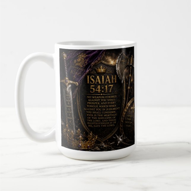 Caneca De Café Escudo & Sorvo  (Esquerda)