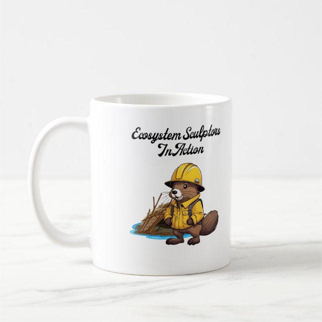 Caneca De Café Escultores De Ecossistemas Em Ação (Esquerda)