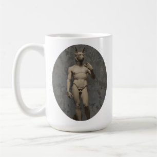 Caneca De Café Escultura de Mármore Renascentista Pastor Alemão