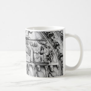 Caneca De Café Esculturas históricas cristãs Notre Dame Paris