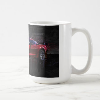 Caneca De Café Escuro - Corveta vermelha Z06