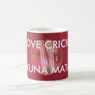 Caneca De Café Esfera do Mestre do Spin: Uma Bola de Críquete de