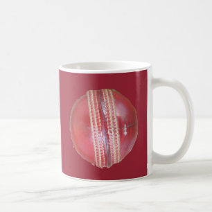 Caneca De Café Esfera do Mestre do Spin: Uma Bola de Críquete de 