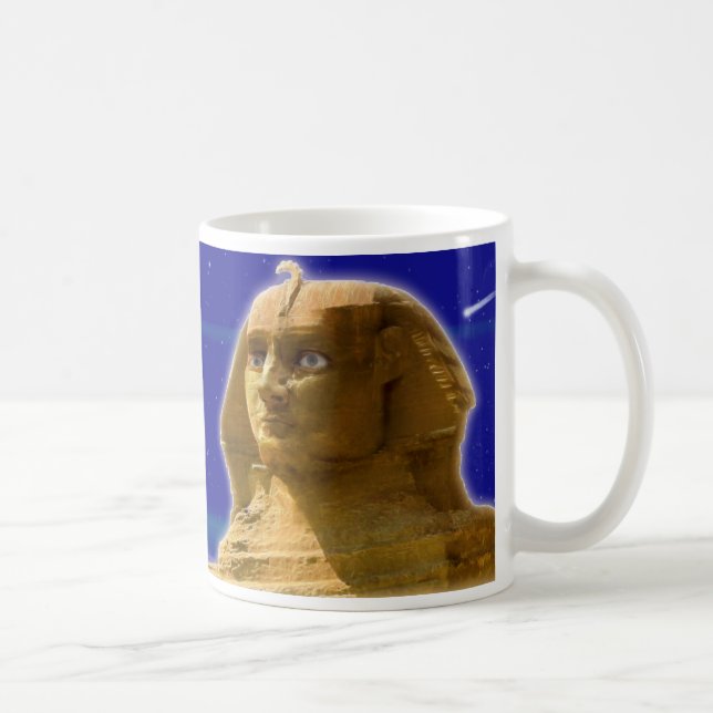 Caneca De Café Esfinge Egípcio Antigo em Giza Art Design (Direita)