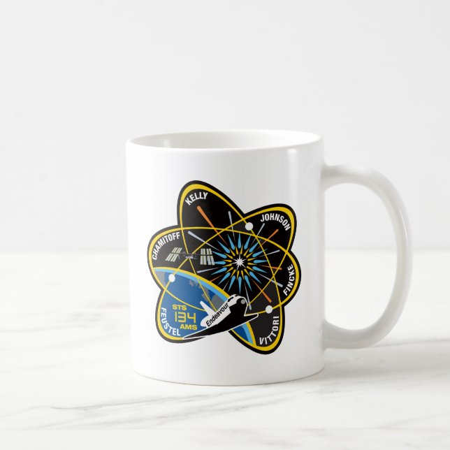 Caneca De Café Esforço do STS 134 (Direita)
