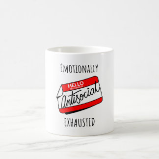 Caneca De Café Esgotado Emocionalmente