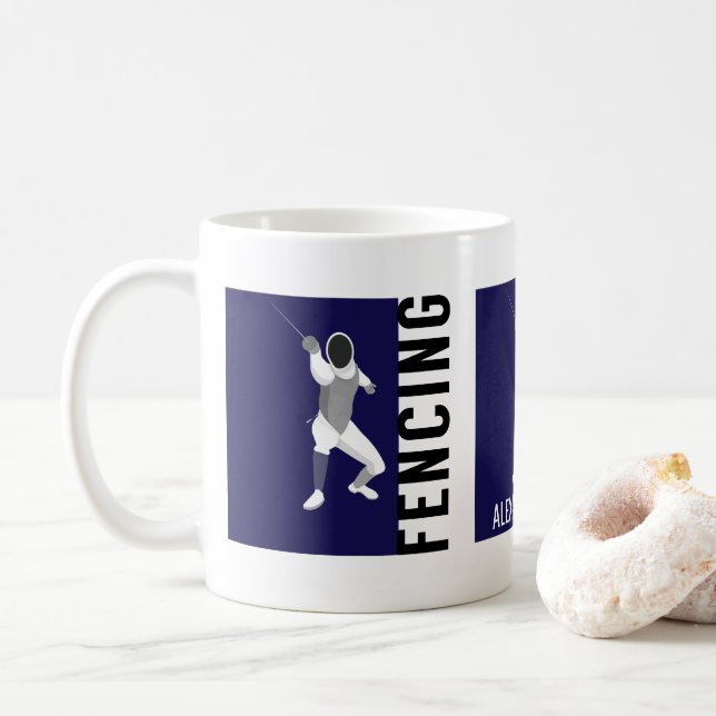 Caneca De Café Esgrima (Com Donut)