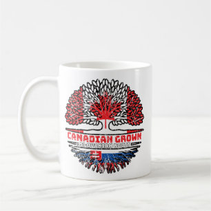 Caneca De Café Eslováquia Eslováquia Canadá, Canadá, Bandeira das