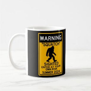 Caneca De Café Esmagado (Sasquatch) - Entre com o risco próprio d