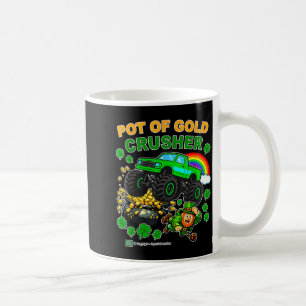 Caneca De Café Esmagador de panela de ouro caminhão monstro st. d