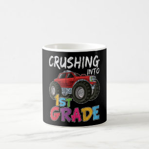 Caneca De Café Esmagando No Primeiro Grau Professor Kid Truck