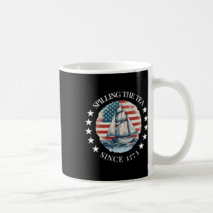 Caneca De Café Esmagando O Chá Desde 1773 Tee Engraçado 4 De Julh