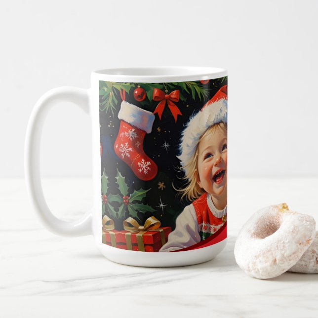 Caneca De Café Esmeralda Simpática Natalina  (Com Donut)