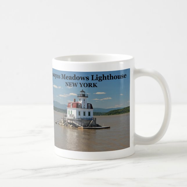 Caneca De Café Esopus Meadows Lighthouse, New York Mug (Direita)