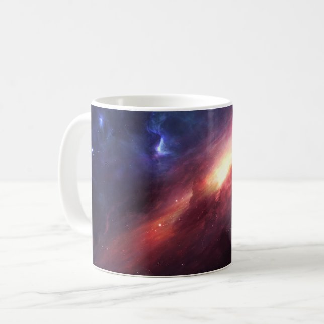 Caneca De Café Espaço da Nebula (Frente Esquerda)