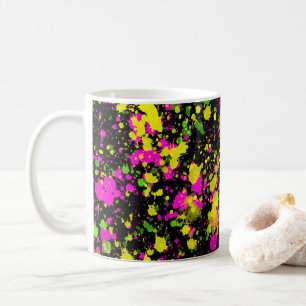 Caneca De Café Espaço de astronomia de luxo multicolorido no cé