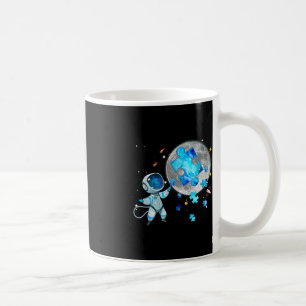 Caneca De Café Espaço de Consciência Autismo Estende Astronauta N