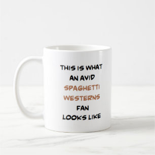 Caneca De Café espaghetti westerns fan2, ávido