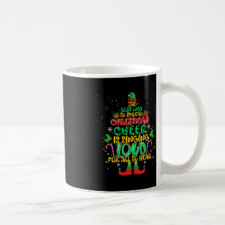 Caneca De Café Espalhar alegria de natal está cantando alto xmas
