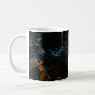 Caneca De Café Espalho de água em fotografia de aproximação