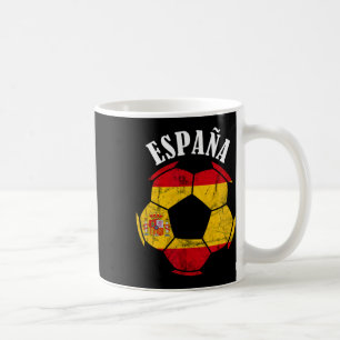 Caneca De Café Espanha Bandeira da Espanha Jogador de Futebol Org