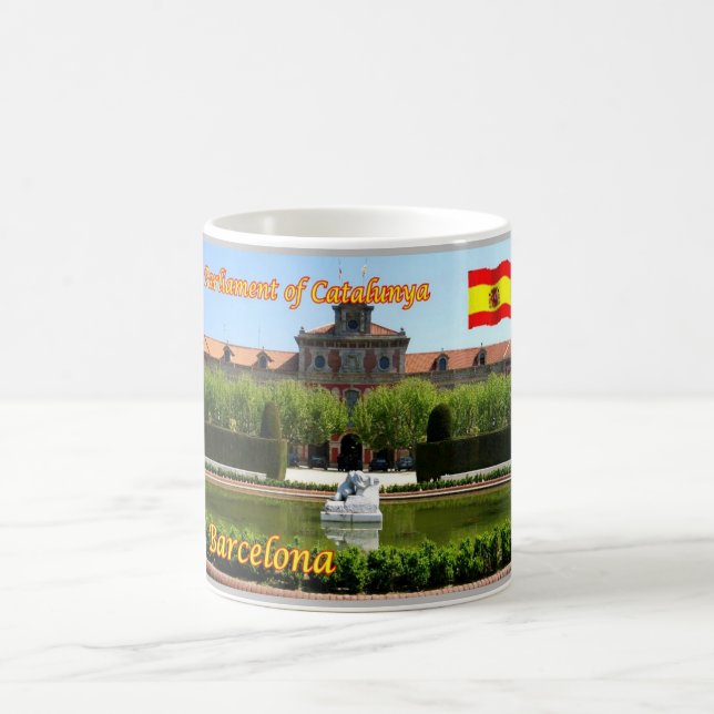 Caneca De Café Espanha - Barcelona - Parlamento da Catalunha - (Centro)