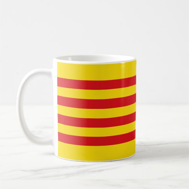 Caneca De Café Espanha: Catalunha La Senyera (Esquerda)