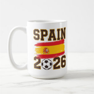 Caneca De Café Espanha Design de Futebol 2026