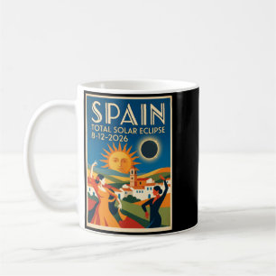 Caneca De Café Espanha Eclipse Total do Sol 2026 Agosto 12 Divert