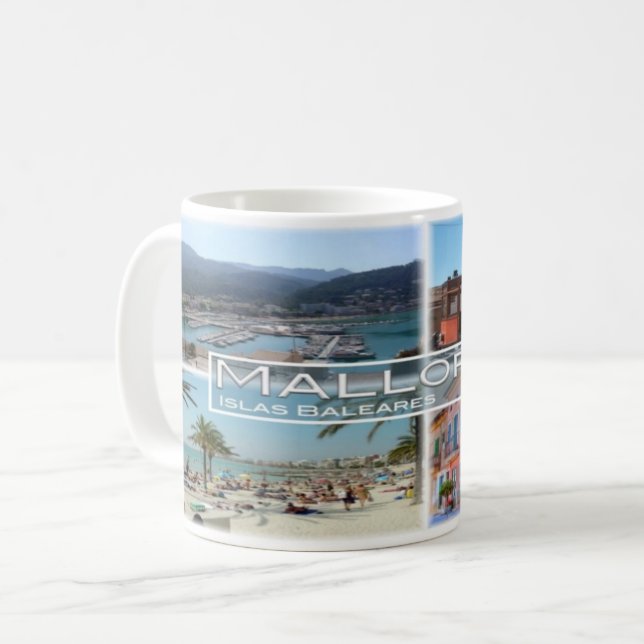 Caneca De Café Espanha - Espana - Ilhas Baleares - Maiorca - (Frente Esquerda)
