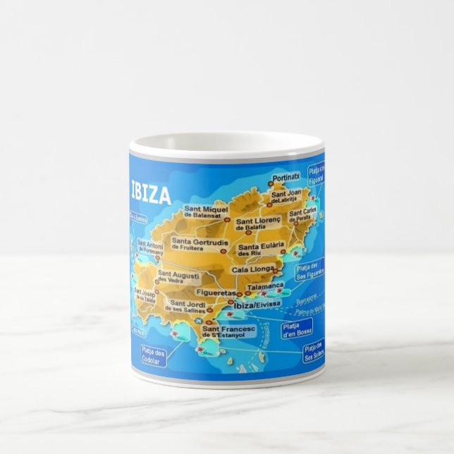 Caneca De Café Espanha - Ilhas Baleares - Ibiza - Eivissa - (Centro)