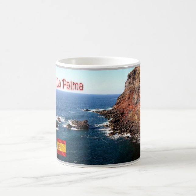Caneca De Café Espanha - Ilhas Canárias - La Palma - (Centro)