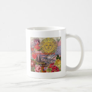 Caneca De Café Espanha Vintage Sol Viagem Colagem Retro Europa