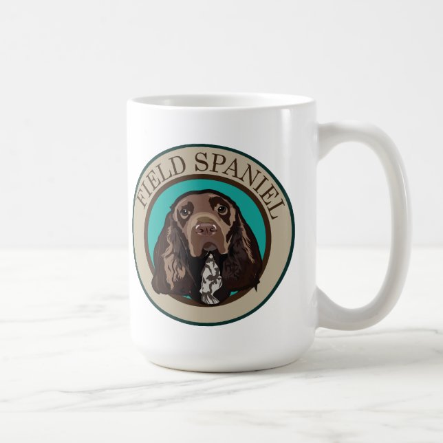 Caneca De Café Espanhol de campo de cães (Direita)