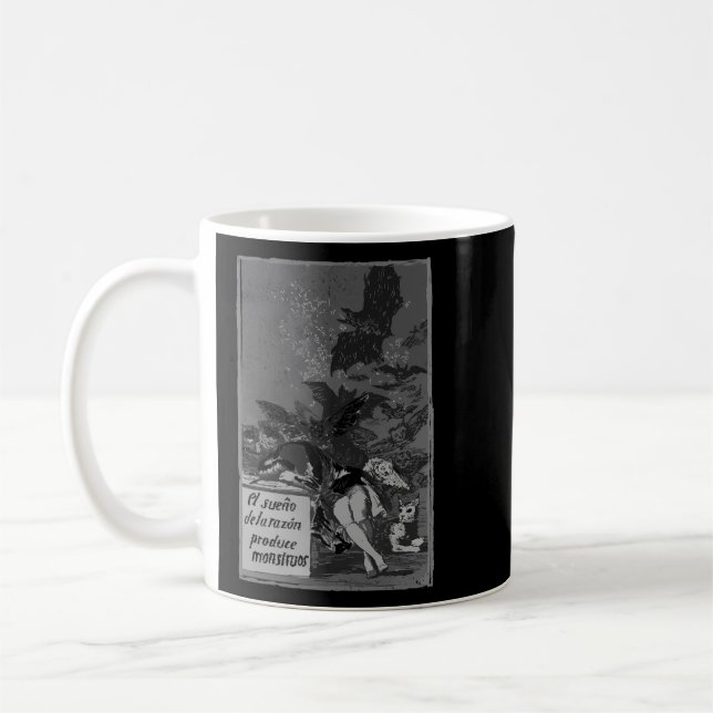 Caneca De Café Espanhol Francisco Goya Dormir Por Motivo (Esquerda)