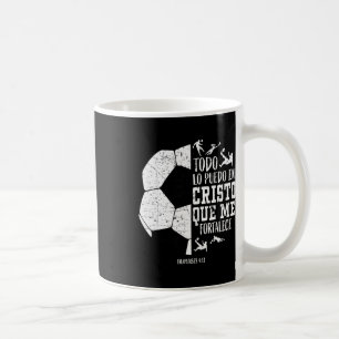 Caneca De Café Espanhol Spanish Christian Soccer Futebol Filipens