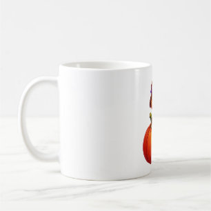 Caneca De Café Espantalho de Abóbora Iluminado