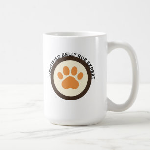 Caneca De Café Especialista Certificado em Belly Rub - Amante de