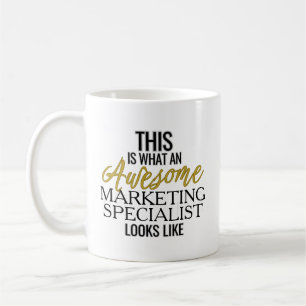 Caneca De Café Especialista de Marketing Incrível Parece