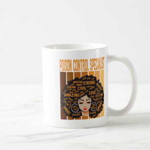 Caneca De Café Especialista em Controle de Venenos Mês da Históri